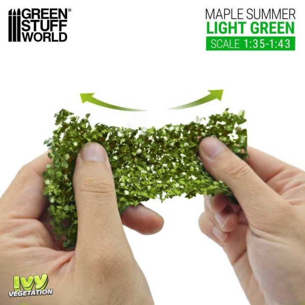 Green Stuff World    Ivy Foliage - Light Green Maple - Large - 8435646520001 -