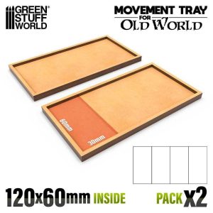 Green Stuff World    MDF Movement Trays - 120x60mm - 8435646523682ES - 8435646523682