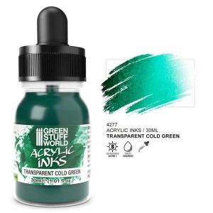 Green Stuff World    Transparent Acrylic Ink - Cold Green - 8435646516370ES - 8435646516370