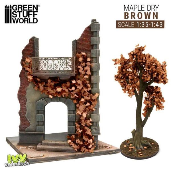 Green Stuff World    Ivy Foliage - Brown Maple - Large - 8435646520049ES - 8435646520049