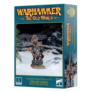 Games Workshop Warhammer: The Old World   Dwarfen Holds: Dwarf King With Oathstone - 99122705012 - 5011921232635