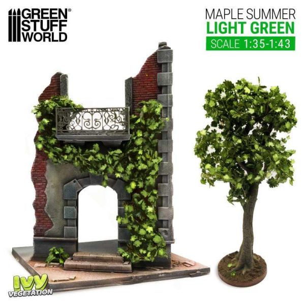 Green Stuff World    Ivy Foliage - Light Green Maple - Large - 8435646520001 -