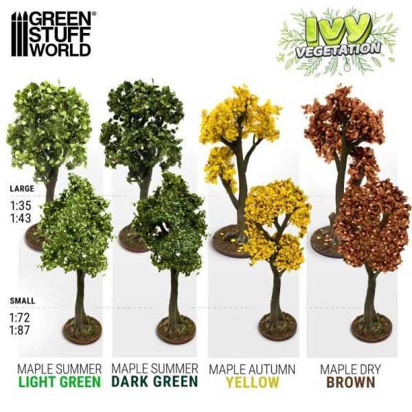 Green Stuff World    Ivy Foliage - Light Green Maple - Small - 8435646520018ES - 8435646520018