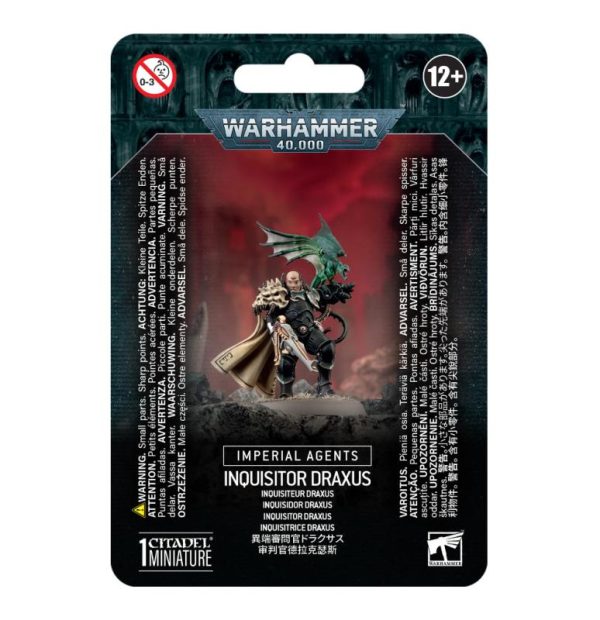 Games Workshop Warhammer 40,000   Imperial Agents: Inquisitor Draxus - 99070108020 - 5011921230341