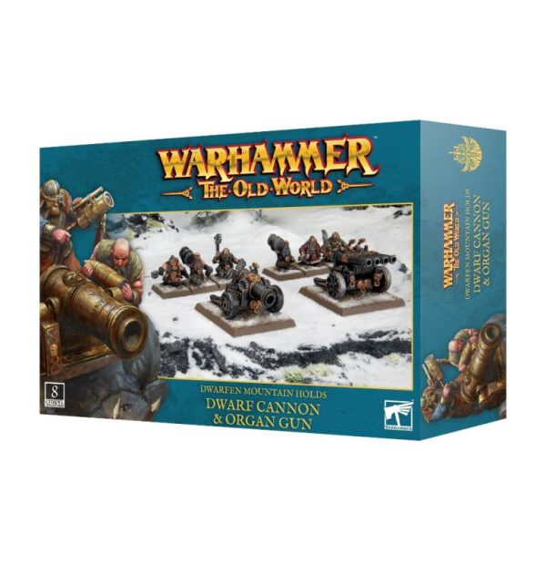 Games Workshop Warhammer: The Old World   Dwarfen Mountain Holds: Dwarf Cannon & Organ Gun - 99122705008 - 5011921206841