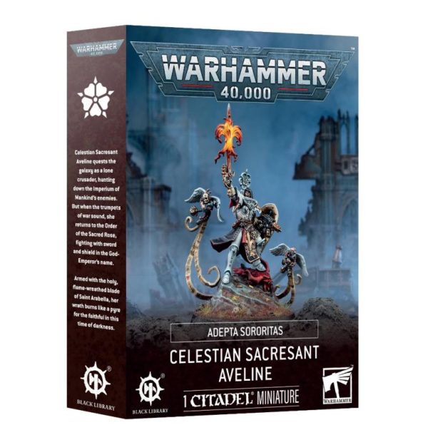 Games Workshop Warhammer 40,000   Adepta Sororitas: Celestian Sacresant Aveline - 99120108102 - 5011921218714