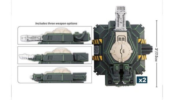 Gale Force Nine    Gothic Sector: Legion Defense Turrets - BB666 - 9420020262607