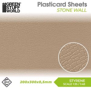 Green Stuff World    Plasticard - Stone Wall - 8435646524191ES - 8435646524191