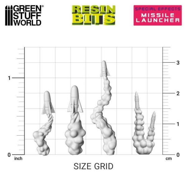 Green Stuff World    3D printed set - Missile Launcher Effect - 8435646518640ES - 8435646518640