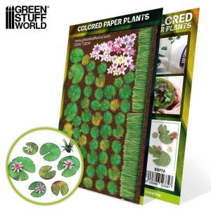 Green Stuff World    Colored Paper Plants - Lilly Pads - 8435646523347ES - 8435646523347