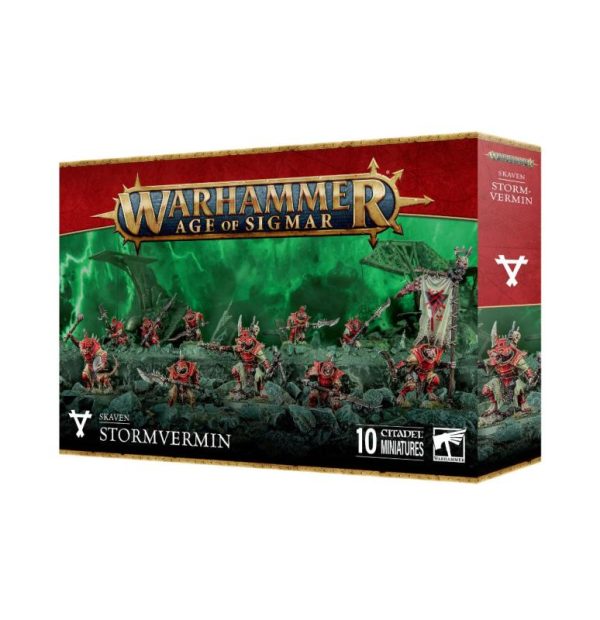 Games Workshop Age of Sigmar   Skaven: Stormvermin - 99120206045 - 5011921219032