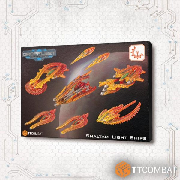 TTCombat Dropfleet Commander   Shaltari Battlecruisers - TTDFX-SHL-022 -