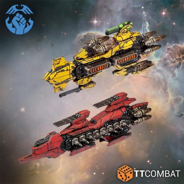 TTCombat Dropfleet Commander   Resistance Light Ships - TTDFX-RES-021 -