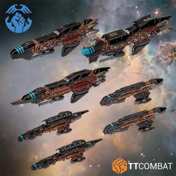 TTCombat Dropfleet Commander   Resistance Core Ships - TTDFX-RES-020 -