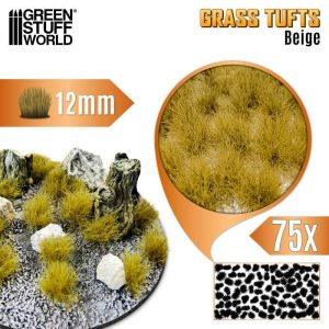 Green Stuff World    Static Grass Tufts 12mm - Beige - 8435646524375ES - 8435646524375