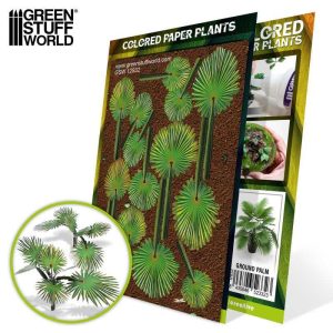 Green Stuff World    Colored Paper Plants - Ground Palm - 8435646523323ES - 8435646523323