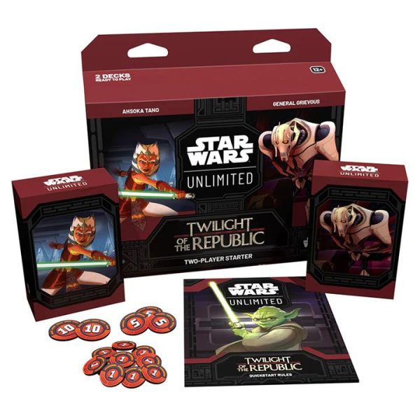 Fantasy Flight Games Star Wars: Unlimited   Star Wars: Unlimited Twilight of the Republic Two-Player Starter - FFGSWH0303 -