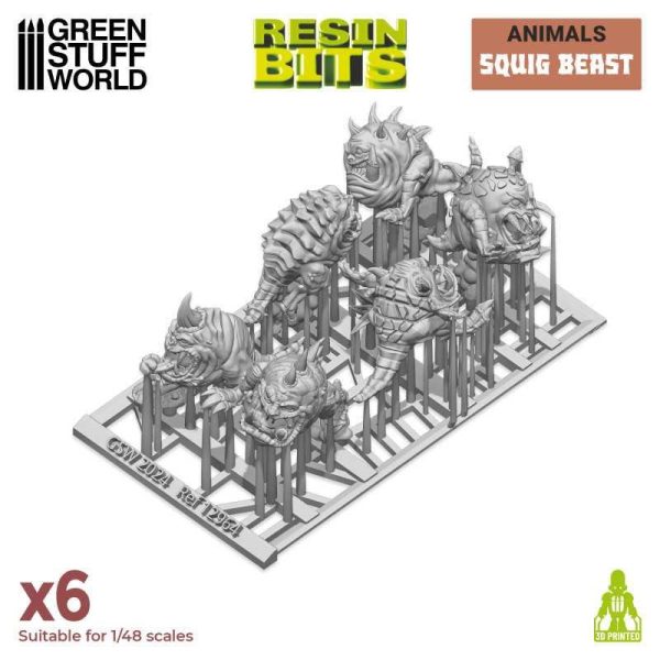 Green Stuff World    3D Printed Set - Squig beasts - 8435646524641ES - 8435646524641