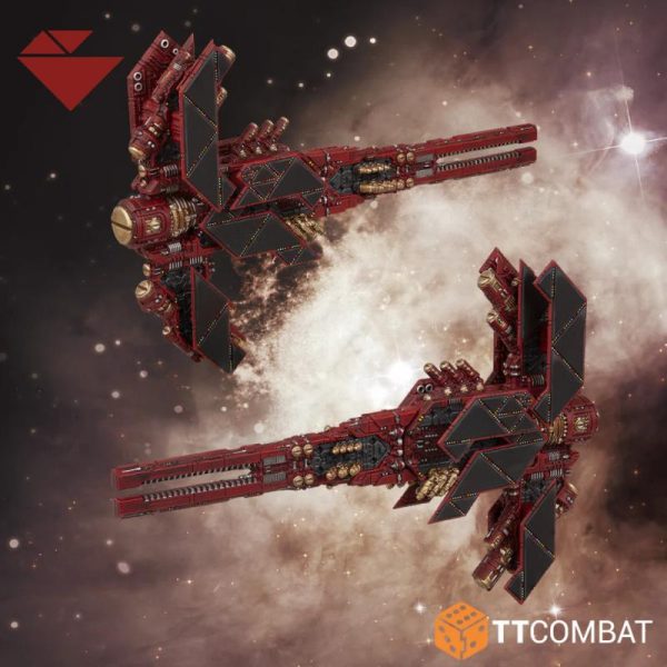 TTCombat Dropfleet Commander   Bioficers Battlecruisers - TTDFX-BIO-003 -