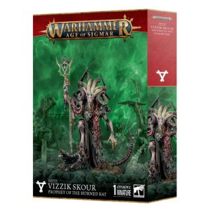 Games Workshop Age of Sigmar   Skaven: Vizzik Skour Prophet Horned Rat - 99120206042 - 5011921219001