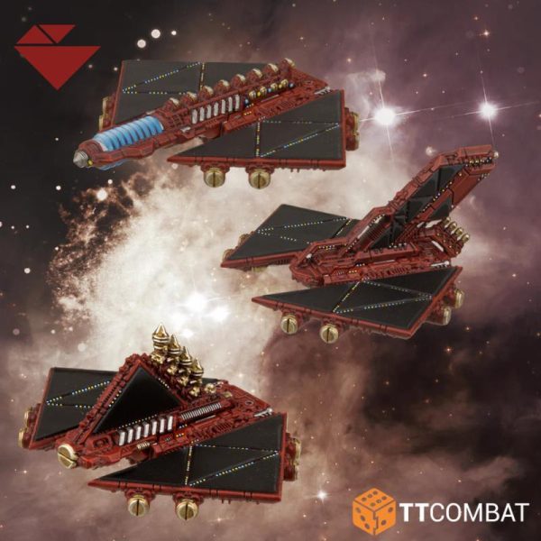 TTCombat Dropfleet Commander   Bioficers Light Ships - TTDFX-BIO-002 -