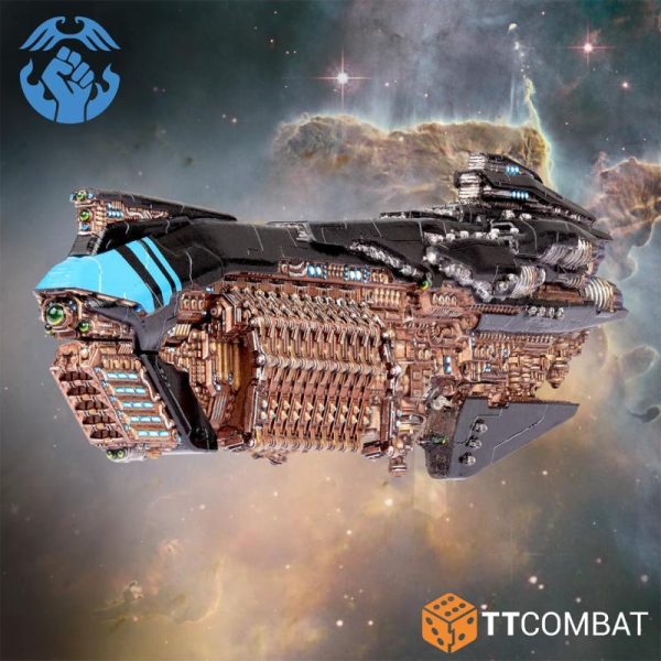 TTCombat Dropfleet Commander   Resistance Battlecruisers - TTDFX-RES-022 -