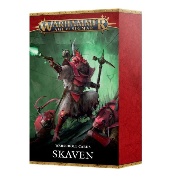 Games Workshop Age of Sigmar   Warscroll Cards: Skaven - 60050206002 - 5011921240401