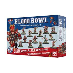 Games Workshop Blood Bowl   Blood Bowl: Chaos Dwarf Team - The Zharr-Maggrund Ziggurats - 99120911001 - 5011921218226