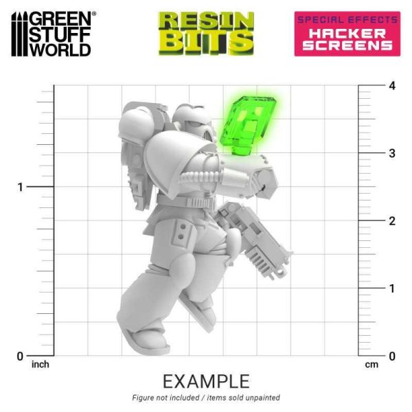 Green Stuff World    3D Printed Set - Hacker Screens - 8435646518664ES - 8435646518664