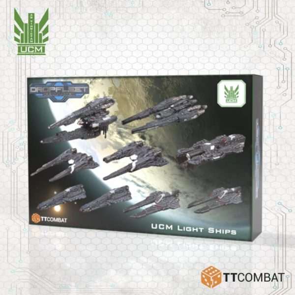 TTCombat Dropfleet Commander   UCM Light Ships - TTDFX-UCM-021 - 5061024723370