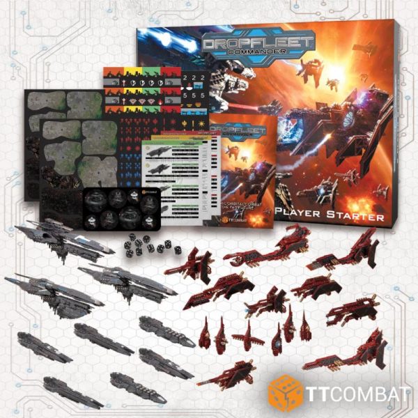 TTCombat Dropfleet Commander   Dropfleet Commander 2 Player Set - TTDFX-ACC-020 - 5061024723356