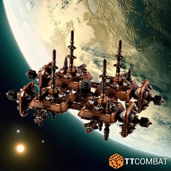 TTCombat Dropfleet Commander   Dropfleet Commander - Modular Space Stations - TTDFX-ACC-028 -