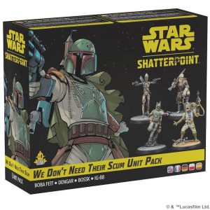 Atomic Mass Star Wars: Shatterpoint   Star Wars: Shatterpoint - We Don’t Need Their Scum Squad Pack - AMGSWP25 -