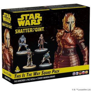 Atomic Mass Star Wars: Shatterpoint   Star Wars: Shatterpoint - This Is the Way Squad Pack - AMGSWP16 - 841333127619