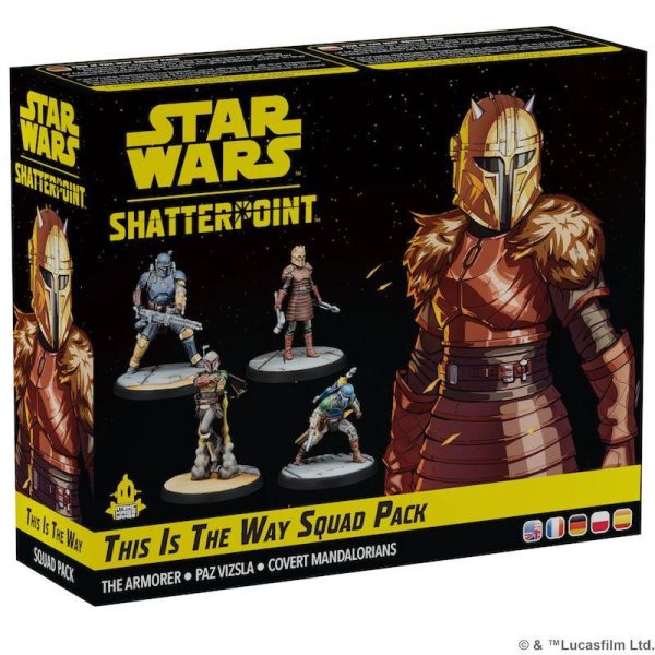 Atomic Mass Star Wars: Shatterpoint   Star Wars: Shatterpoint - This Is the Way Squad Pack - AMGSWP16 - 841333127619