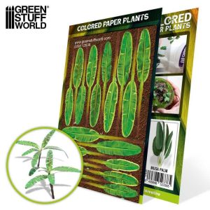 Green Stuff World    Colored Paper Plants - Musa Trees - 8435646523385ES - 8435646523385