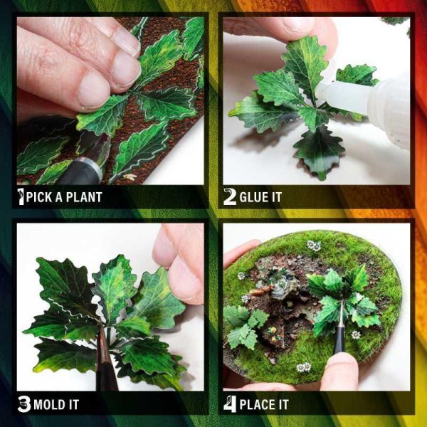 Green Stuff World    Colored Paper Plants - Burdock - 8435646523330ES - 8435646523330