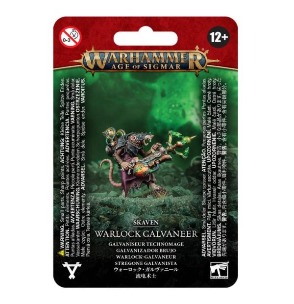 Games Workshop Age of Sigmar   Skaven: Warlock Galvaneer - 99070206007 - 5011921219148