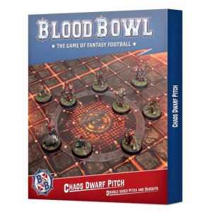 Games Workshop Blood Bowl   Blood Bowl: Dwarf Team Pitch and Dugouts - 99220911001 - 5011921233342