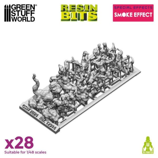 Green Stuff World    3D Printed Set - Smoke Effect - 8435646524146ES - 8435646524146