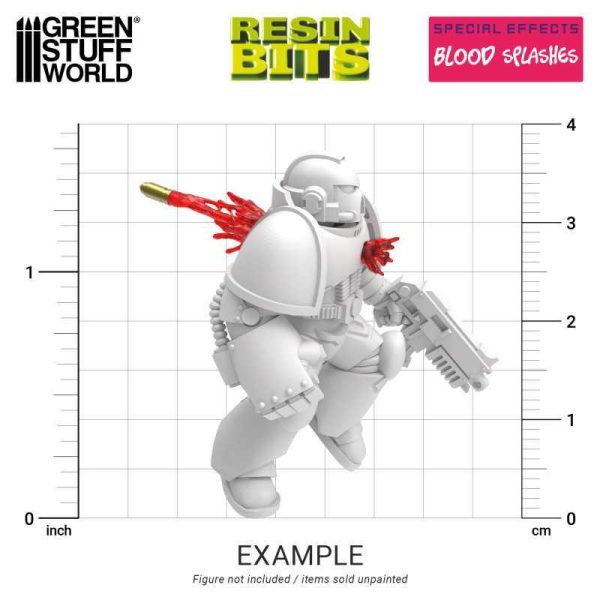 Green Stuff World    3D Printed Set - Blood Splashes Effect - 8435646518688ES - 8435646518688