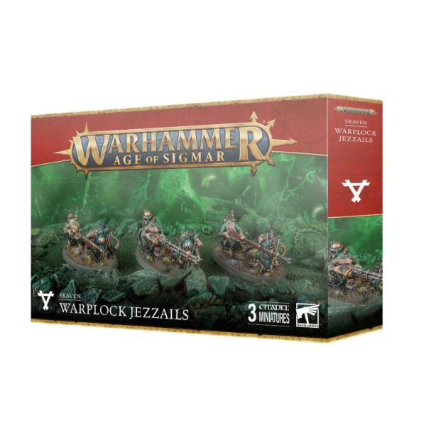 Games Workshop Age of Sigmar   Skaven: Warplock Jezzails - 99120206051 - 5011921219094