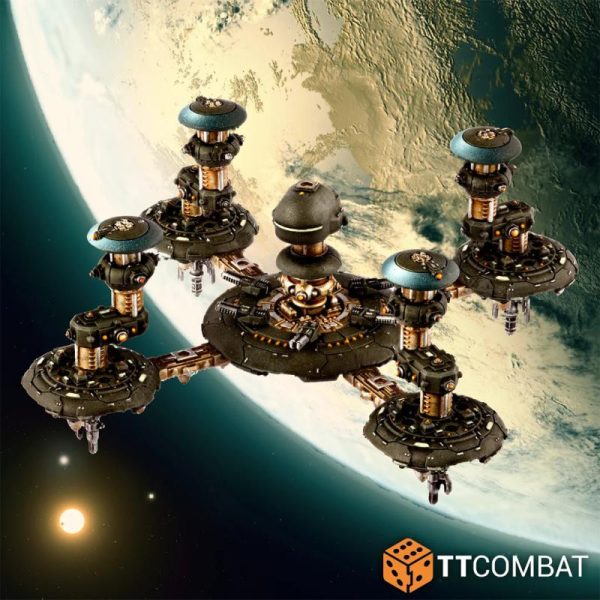 TTCombat Dropfleet Commander   Dropfleet Commander - Modular Space Stations - TTDFX-ACC-028 -