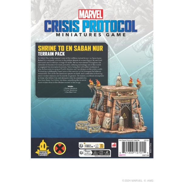 Atomic Mass Marvel Crisis Protocol   Marvel: Crisis Protocol – Shrine to En Sabah Nur Terrain Pack - AMGCP110 -