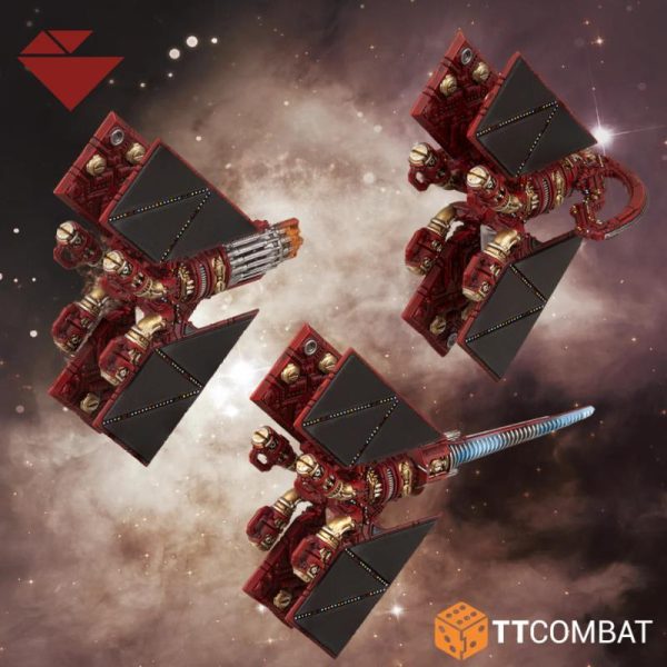 TTCombat Dropfleet Commander   Bioficers Light Ships - TTDFX-BIO-002 -