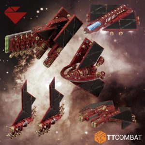 TTCombat Dropfleet Commander   Bioficers Light Ships - TTDFX-BIO-002 -