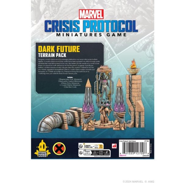 Atomic Mass Marvel Crisis Protocol   Marvel: Crisis Protocol - Dark Future Terrain Pack - AMGCP185 -