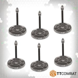 TTCombat Dropfleet Commander   Dropfleet Commander - Small Clear Base Pack - TTDFR-ACC-010 -