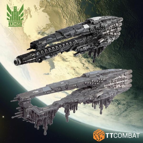 TTCombat Dropfleet Commander   UCM Battlecruisers - TTDFX-UCM-022 - 5061024723783