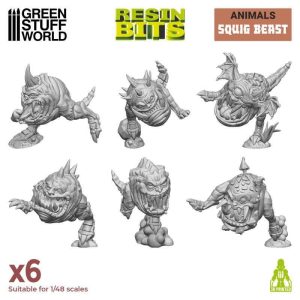 Green Stuff World    3D Printed Set - Squig beasts - 8435646524641ES - 8435646524641